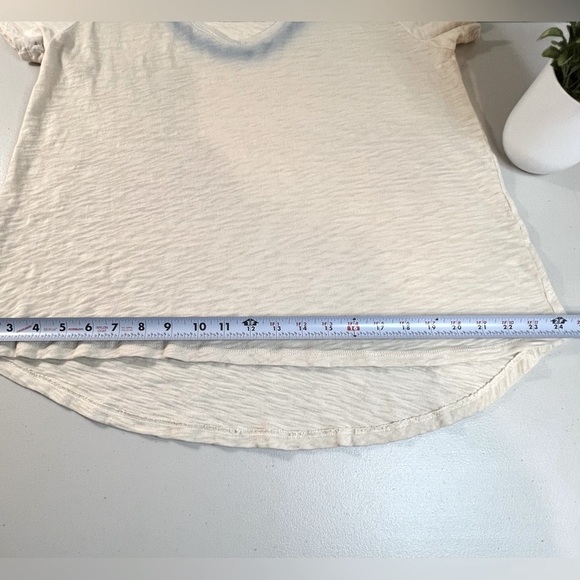 ATM Anthony Thomas Melillo Slub Jersey V-Neck, Coral Stone/ Powder, Size XS/S - Picture 5 of 13